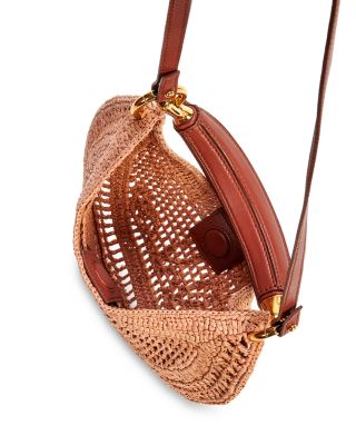 Summer Banana Mini Raffia Bag