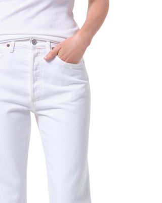 Lana High Rise Straight Jeans in Marshmallow