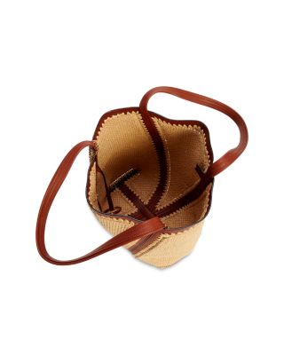 Medium Spin Raffia Tote Bag