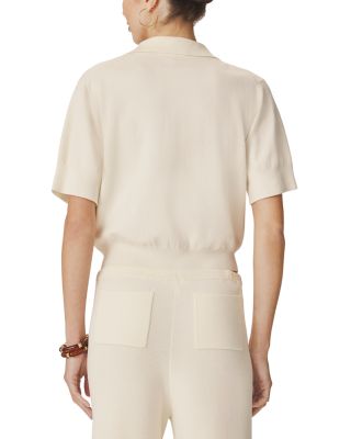 Christa Polo Short Sleeve Sweater