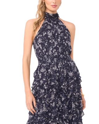 Cascading Ruffle Maxi Dress