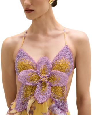 Peony Embellished Butterfly Dress