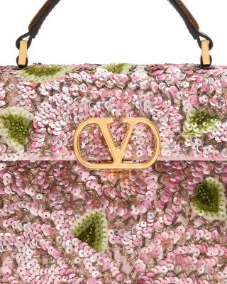 VLogo Mini Sequin Saddle Bag