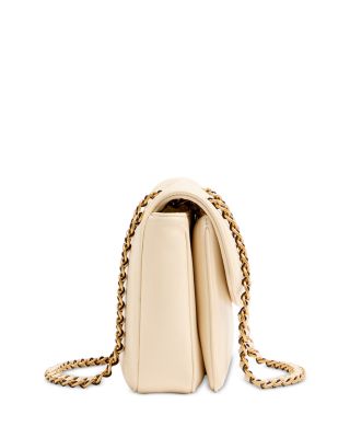 Medium VLogo Leather Shoulder Bag