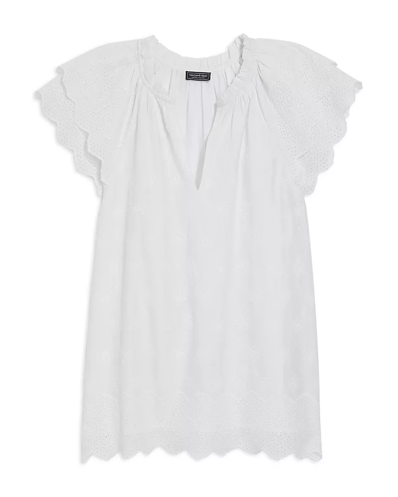 Vineyard Vines Adare Eyelet Top
