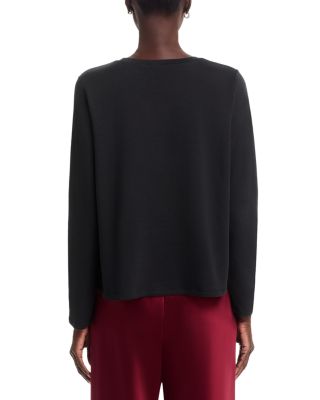 Cozy Brushed Terry Hug Crewneck Top