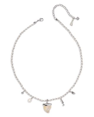 Oleana Seahorse Charm Necklace, 18"