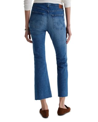 Farrah Mid Rise Bootcut Crop Jeans in Owens Valley