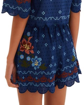 Rio Stitched Garden Shorts Swim Cover-Up