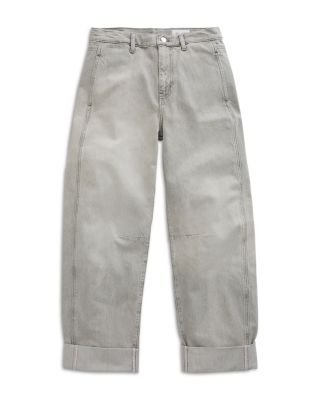 Mercer High Rise Cuffed Barrel Jeans in Sensory