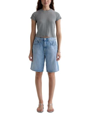 Sadie Crewneck Cropped Tee