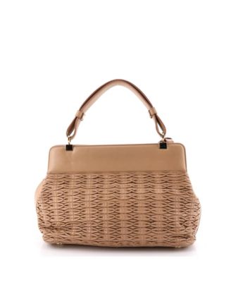 Medium Isabella Rossellini Bag Ruched Leather