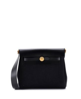 20 Herbag Zip Toile and Leather