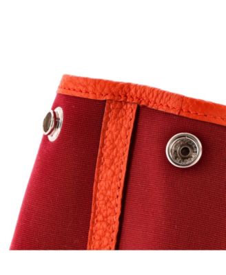 30 Garden Party Tote Toile and Leather