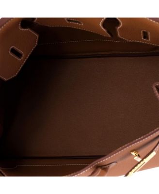 Birkin 30 Handbag Brown Togo with Gold Hardware