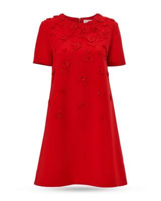 3D Floral Shift Dress