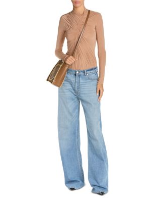 Mid Waist Relaxed Curve Jeans in Light Blue