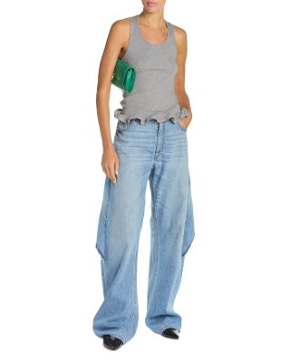 Frilled Hem Tank Top