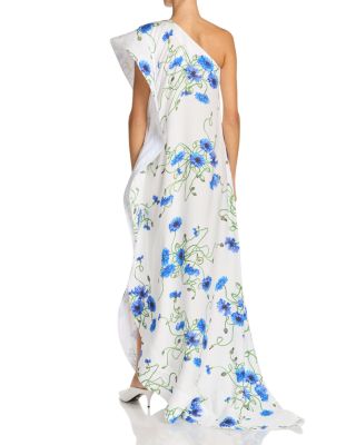 Envers Satin Asymmetrical Dress