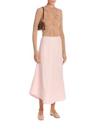 Silk Midi Skirt