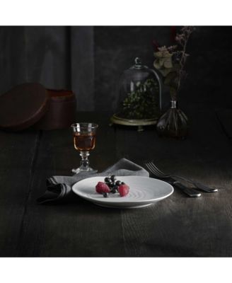 Teck 6.5" White Dessert Plate, Set of 4