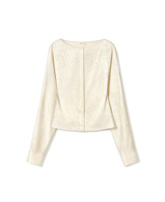  YING Jacquard Silk Blouse