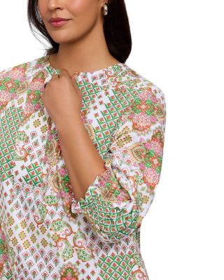 Alicia 3/4 Sleeve Patchwork Dress