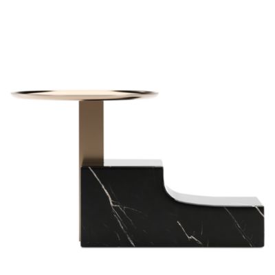 Overlap Nightstand Base, Dark