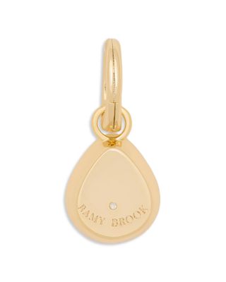 Birthstone Imitation Amethyst Charm