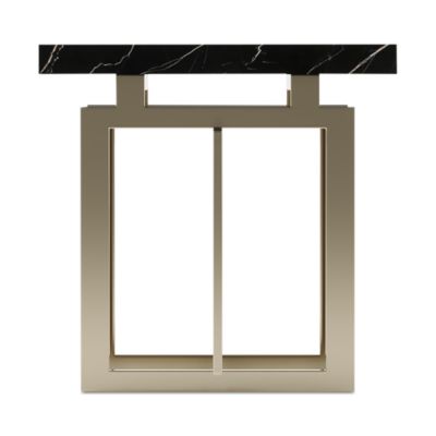 Wish You Were Here Square Side Table, Dark