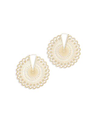 Diya Filigree Hoop Earrings 