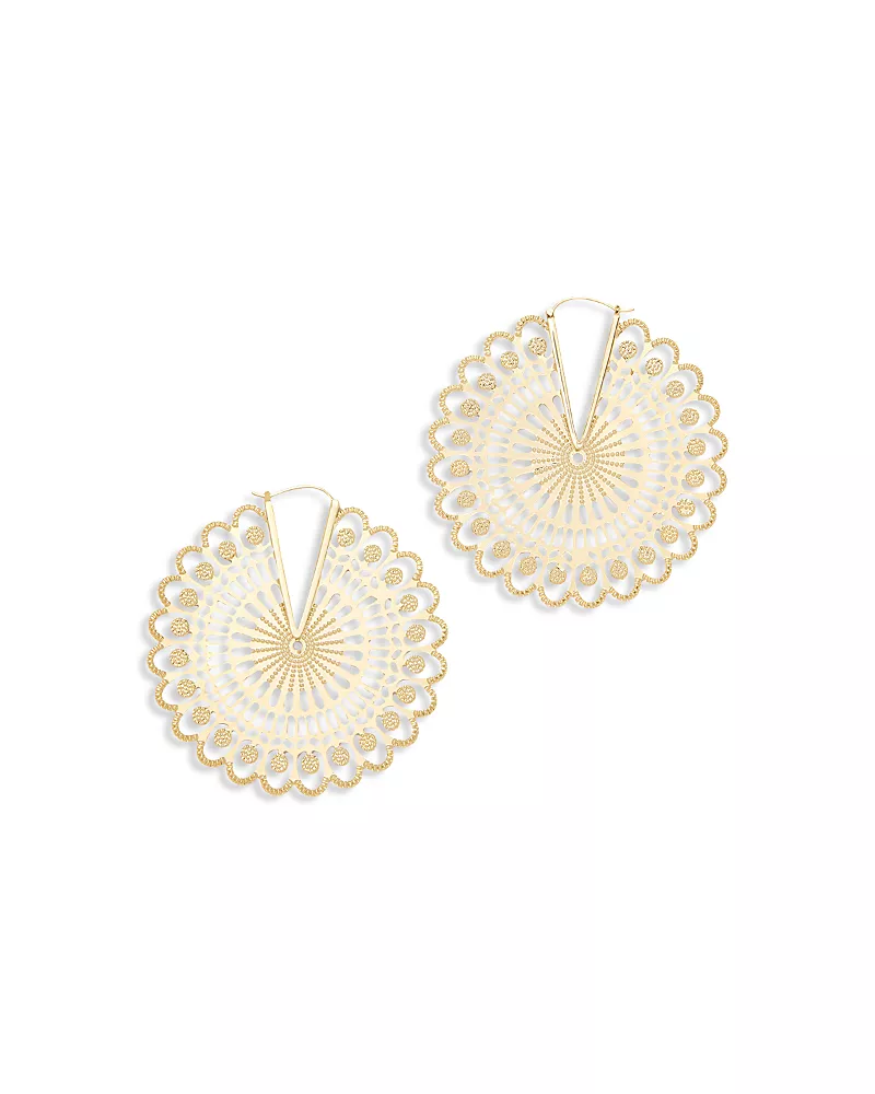 Ramy Brook Diya Filigree Hoop Earrings