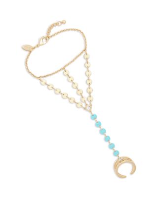 Saruti Crystal & Color Disc Hand Chain 