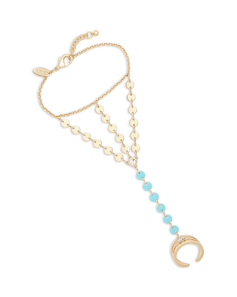 Ramy Brook Saruti Crystal & Color Disc Hand Chain