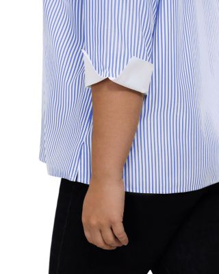 Tammy 3/4 Sleeve Stripe Shirt