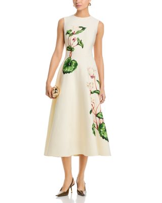 Sleeveless Chine Cyclamen Day Dress