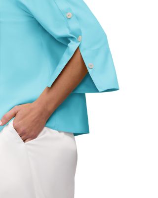 Lainey 3/4 Sleeve Popover Blouse