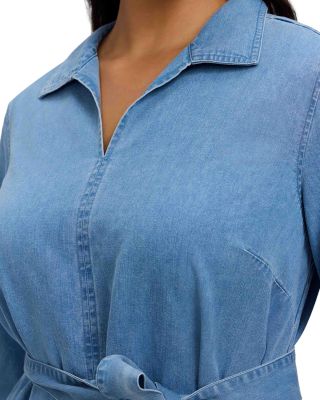 Agnes 3/4 Sleeve Denim Dress