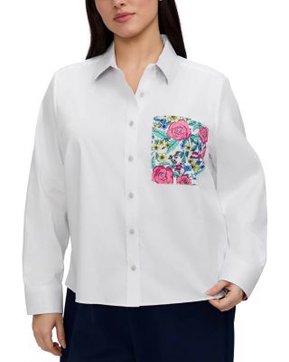 Jodie Long Sleeve Matte Sateen Shirt