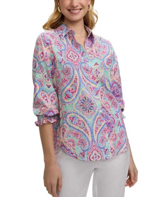 Olivia Paisly Print Top