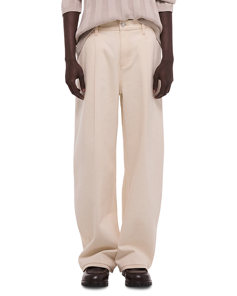 Helmut Lang Relaxed Fit Pleated Jeans