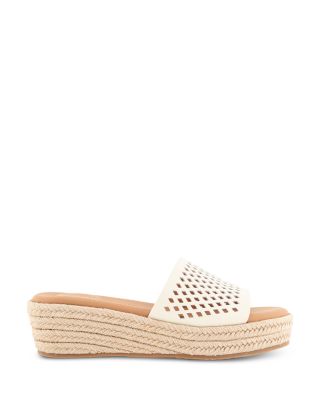 Women's Vandy Perforated Espadrille Slides