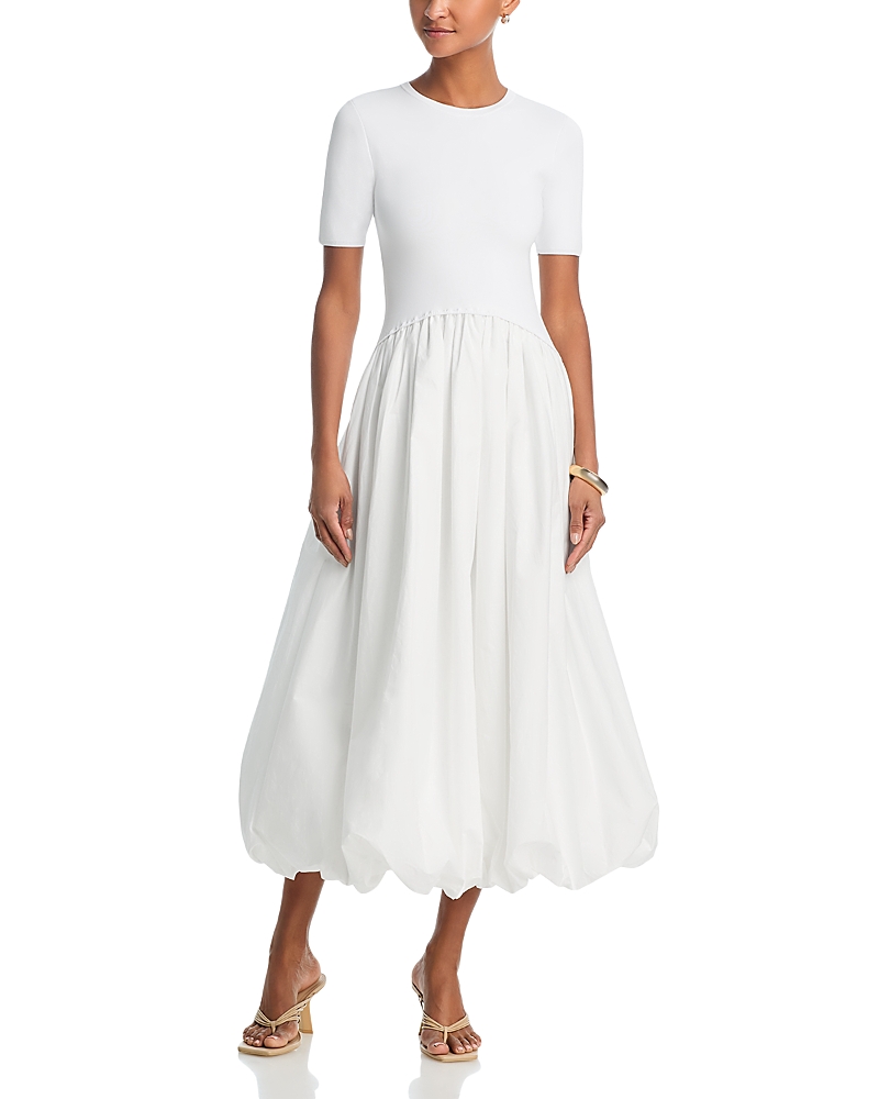 Moon River Bubble Skirt Midi Dress