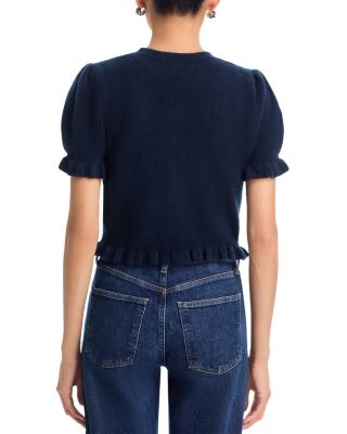 Lora Ruffle Trim Top