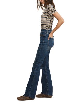 Beverly High Rise Skinny Fare Leg Jeans in City Lights