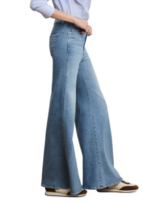 Jesse High Rise Ultra Flare Leg Jeans in Big Splash