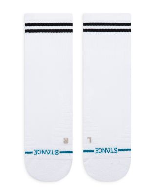 Lined Up Mid Quarter Socks