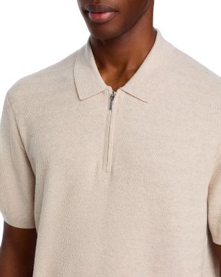 Chevron Quarter-Zip Sweater Polo