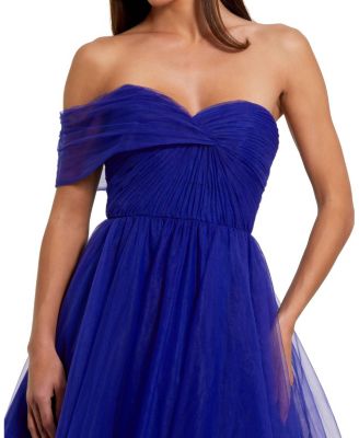  Strapless Bustier Tulle Ball Gown