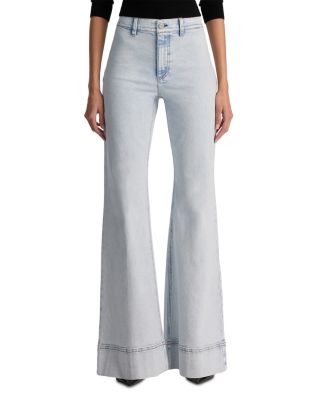 Gorgeous High Rise Flare Jeans in Darla Light Indigo